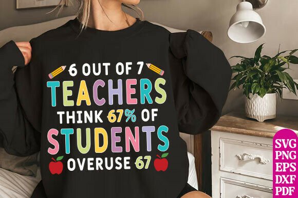 6 out of 7 Teachers Think 67 of Student Graphics for T-Shirt Designs