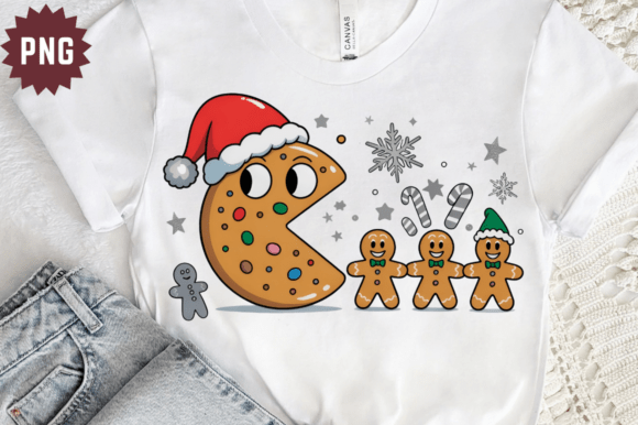 Funny Holiday Cookie PNG Design for Graphics and Illustrations