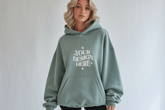 Gildan 18500 Hoodie Mockups for Graphics and Product Mockups