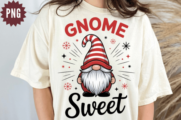 Gnome Sweet Sublimation Design for Graphics and Illustrations