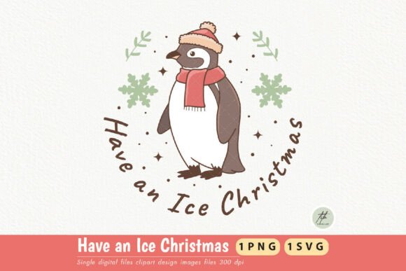 Have an Ice Christmas Clipart for Graphics and Illustrations