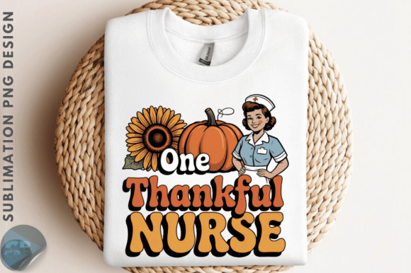 One Thankful Nurse Thanksgiving PNG: A Review for Graphics and Illustrations Sellers